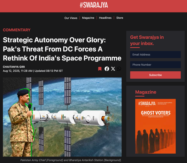 Strategic Autonomy Over Glory: Pak's Threat From DC Forces A Rethink Of India's Space Programme